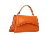 Taske: Miss Helena, orange klassisk taske 👜